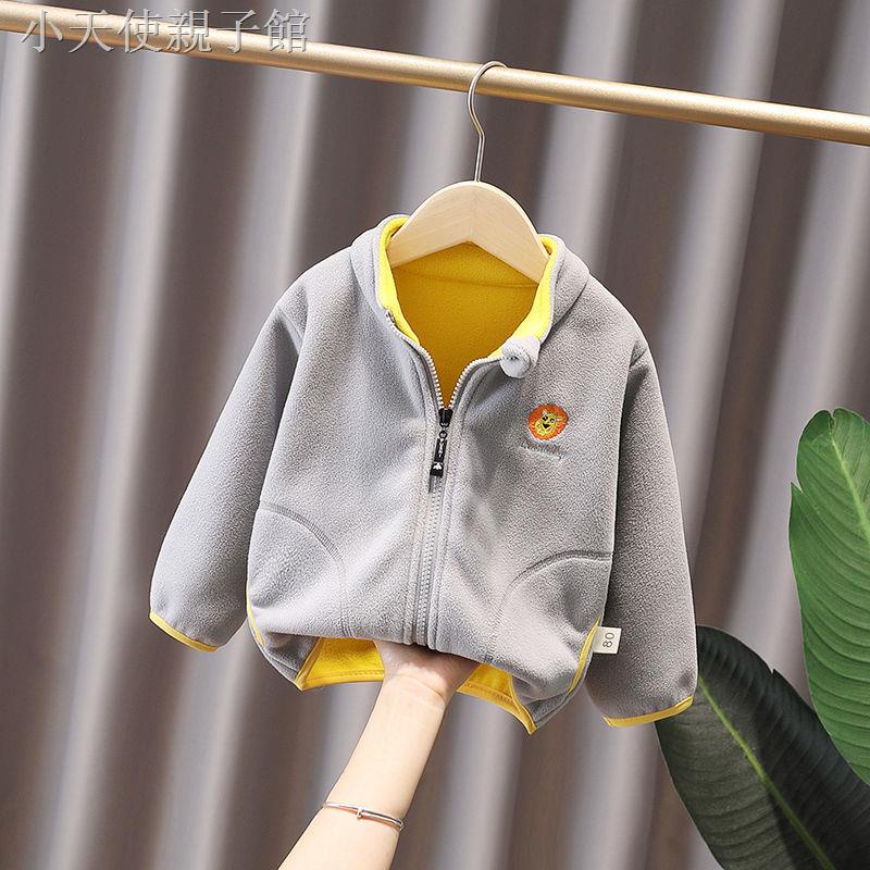 Hợp Thời Trang ☃▨✣Áo Khoác Tay Dài Cổ Đứng Thời Trang Cho Bé