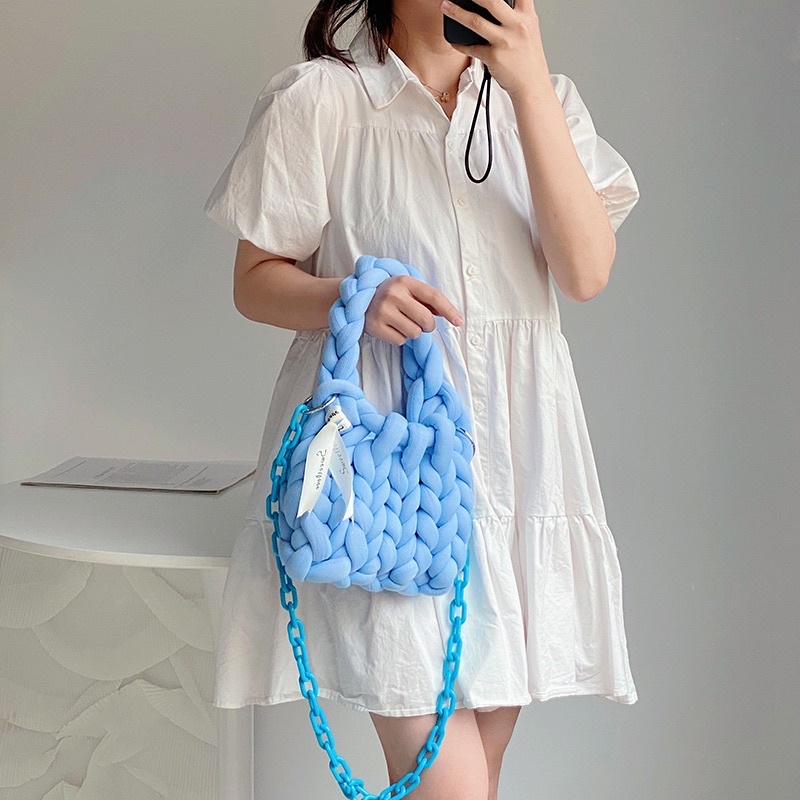 Bloom Handbag - Túi len bông sợi to siêu mềm