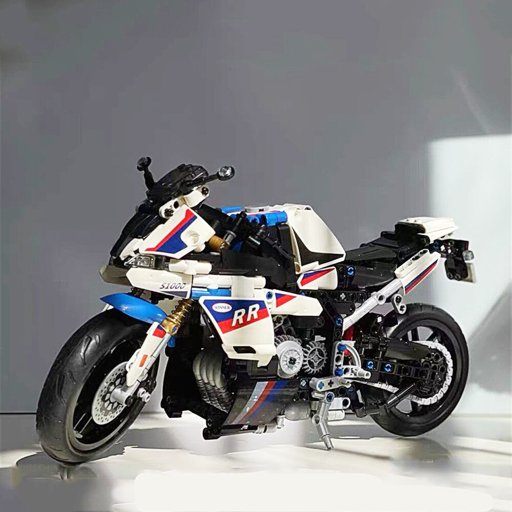 Đồ chơi Lắp ráp Mô hình Xe Mô Tô Technic BMW M 1000 RR technical 1920PCS M1000RR Motorcycle A2118 7800 Fit 42130