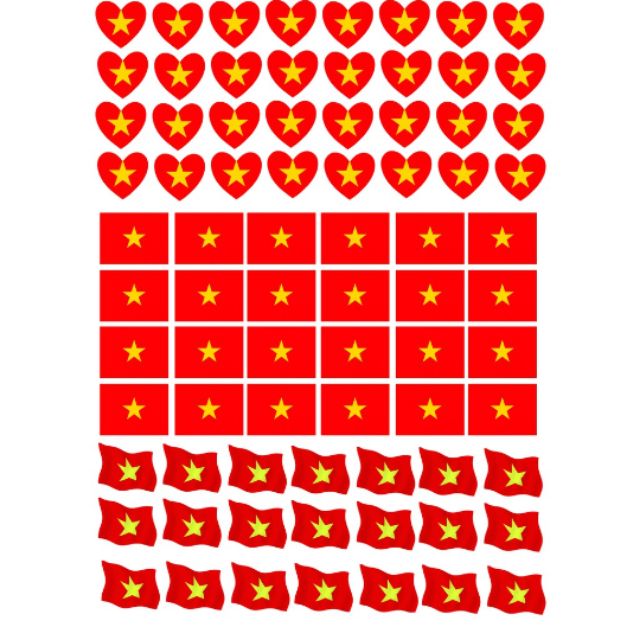 Sticker dán mặt cổ vũ bóng đá