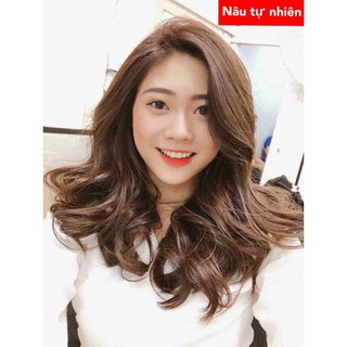 Nhuộm tóc màu Nâu tự nhiên không cần tẩy siêu hót, tặng oxy, Nâu tự nhiên, Nâu tự nhiên <RẺ VÔ ĐỊCH>