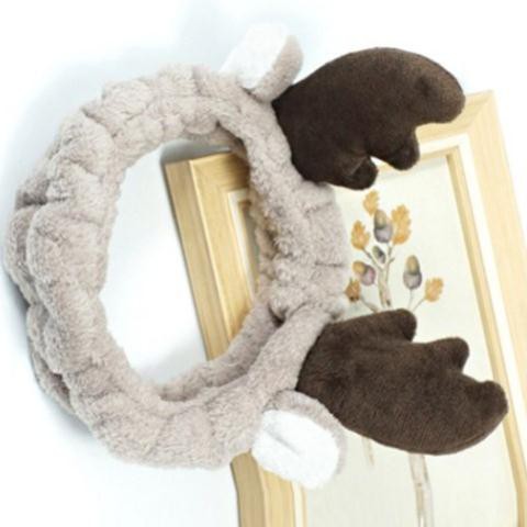 Băng Đô 3D Tuần Lộc - Hươu Nai Dày Mềm Mịn Cao Cấp  (Giao màu ngẫu nhiên)