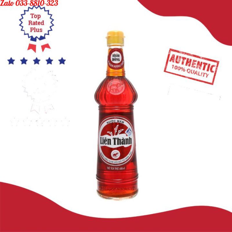 Nước mắm Liên Thành nhãn đồng 25 độ đạm loại nguyên chất thơm ngon, vị nguyên chất cá cơm