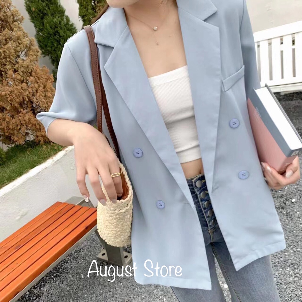 Áo vest blazer nữ vạt chéo phong cách Hàn quốc | BigBuy360 - bigbuy360.vn