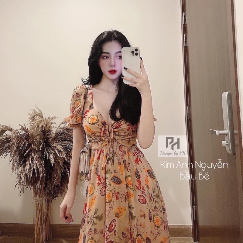 Váy hoa siêu hot cập bến ạ ❤️