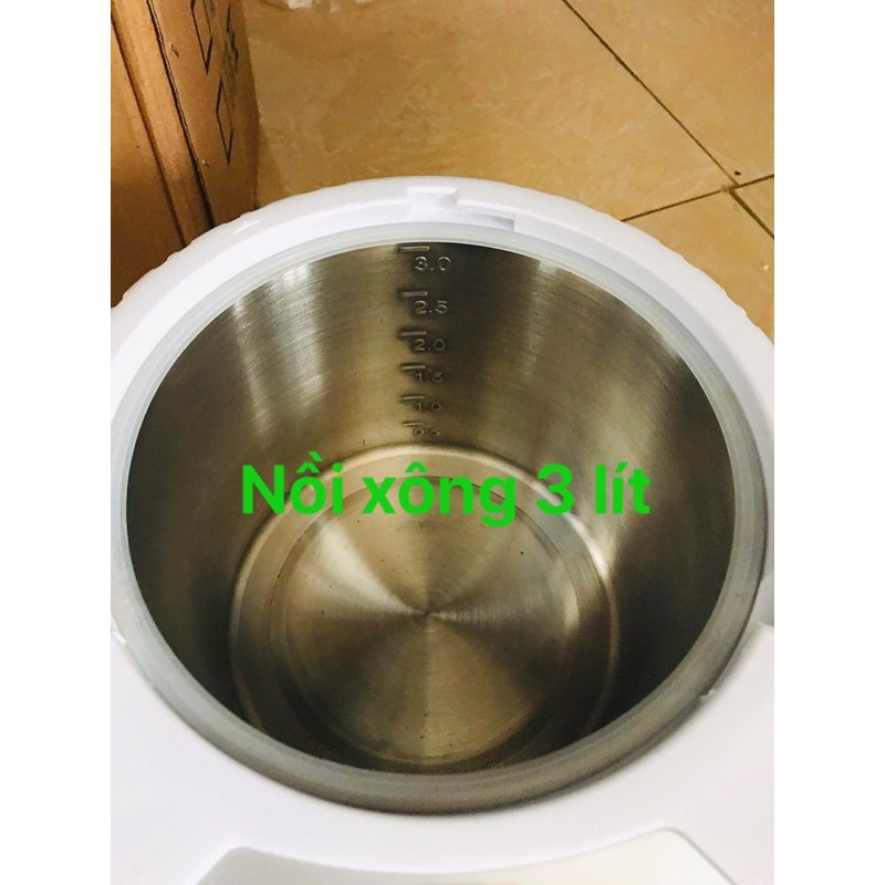 [ NỒI XÔNG ĐIỀU KHIỂN TỪ XA] Nồi xông hơi cao cấp có hệ thống chống nổ an toàn tuyệt đối.