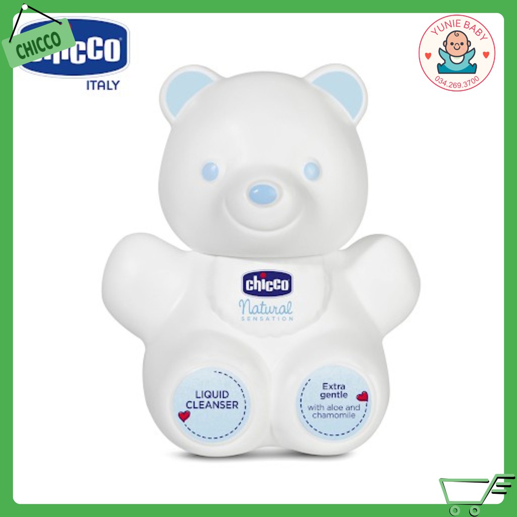 [CHINH HÃNG] Sữa tắm dưỡng da Natural Sensation Teddy Chicco