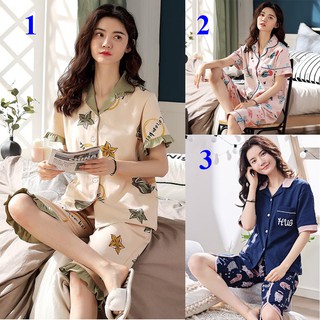 Đồ bộ Pijama nữ-Bộ mặc nhà lửng chất vải COTTON 100%: Full size M-2XL (nhiều mẫu để chọn)