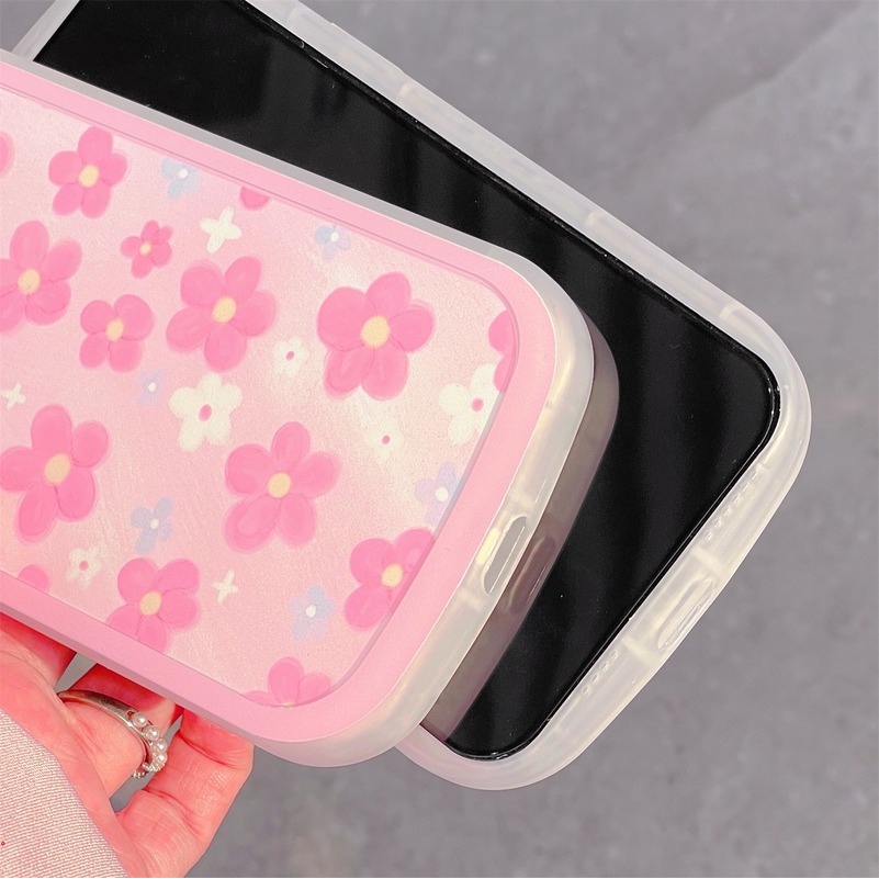 Ốp Điện Thoại Silicon Trong Suốt In Hình Hoa Hồng Dễ Thương Cho IPhone 13 12 11 Pro XS Max X XR 7 8 Plus