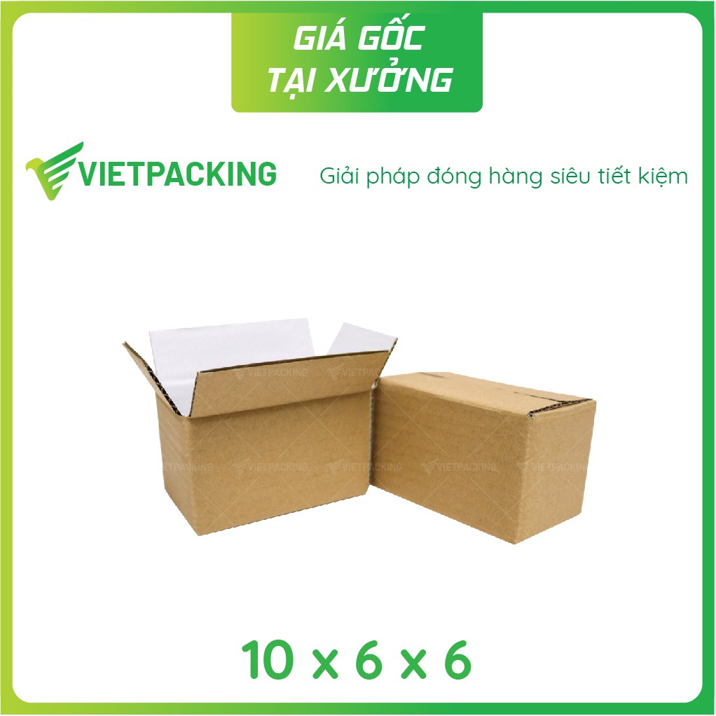 10x6x6 - 50 hộp carton nhỏ đựng son, trang sức V022