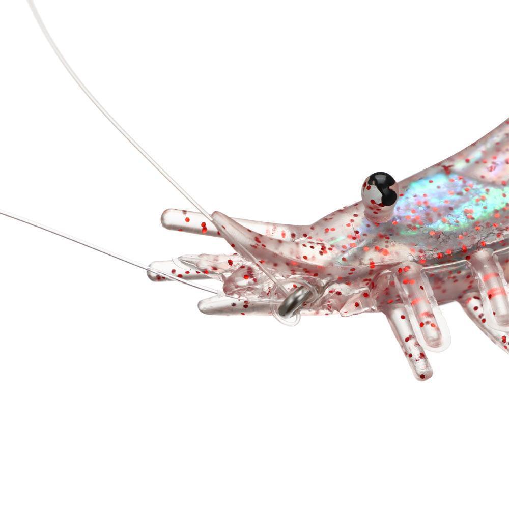 MUVAKO Mồi Câu Cá Giả Hình Con Tôm Mềm Mại Chất Lượng Cao