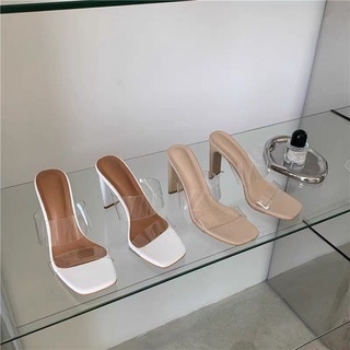 [ hàng order ] Guốc nữ quai trong 7cm, 9cm