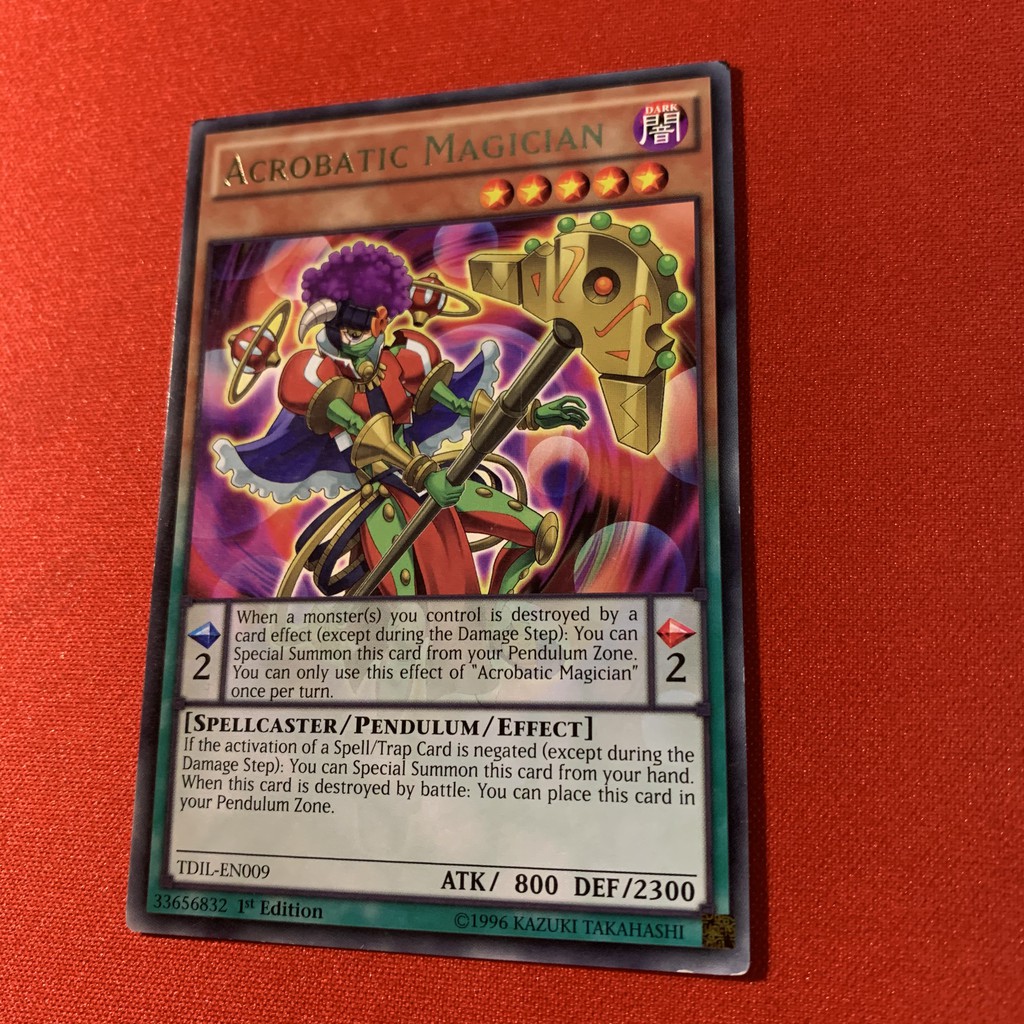 [EN][Thẻ Bài Yugioh Chính Hãng] Acrobatic Magician