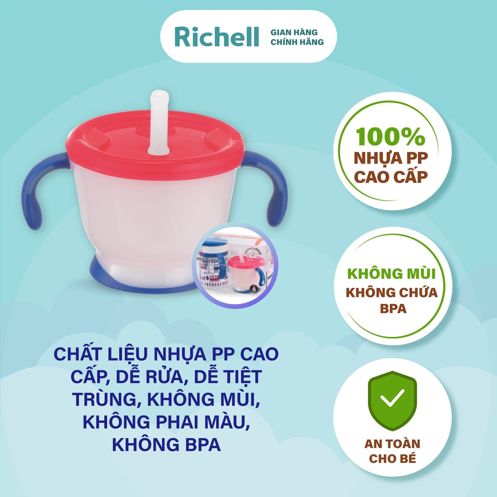 Cốc tập uống 3 giai đoạn AQ Richell Nhật Bản | Baby