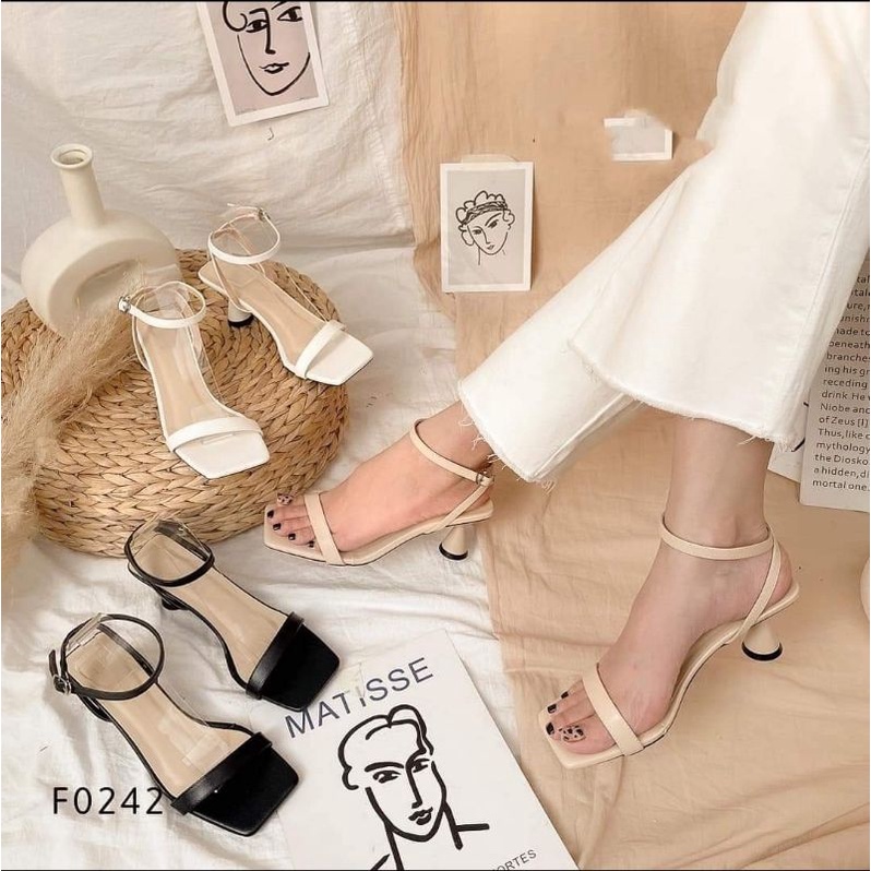 Sandal gót ly 5cm
