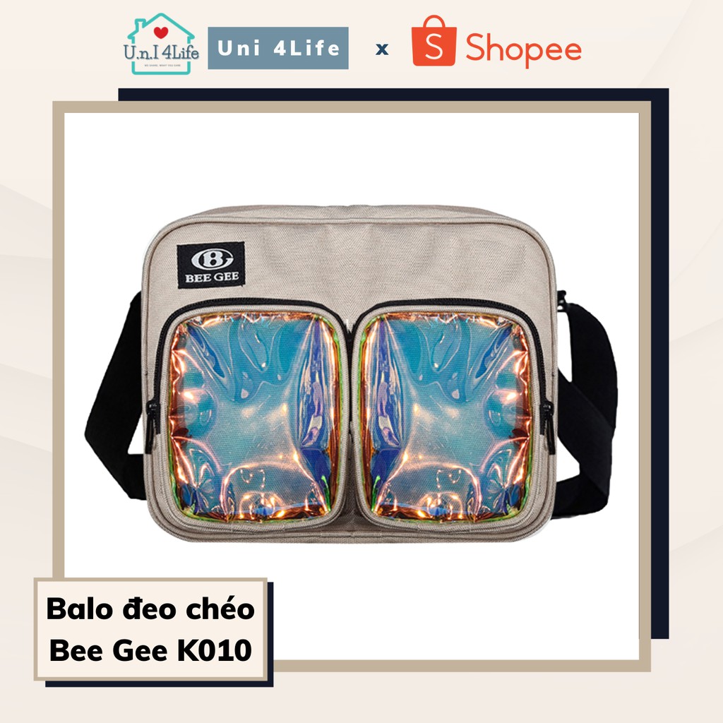 Túi Đeo Chéo Nam Nữ Thời Trang Kiếng Bóng Hologram K010 | BEE GEE