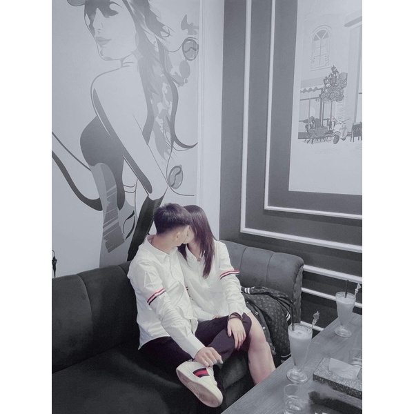 Sơ Mi Trắng Nam Dài Tay Thom Thêu Sọc Kẻ Logo Hai Tay SM02P