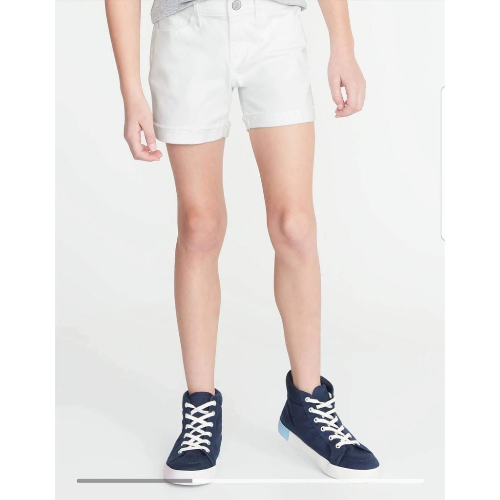 Quần short jean Old Navy trắng