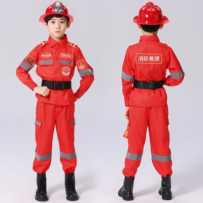 Trẻ em lính cứu hỏa trang phục diễn xuất trẻ mới biết đi kinh nghiệm Nghề Nghiệp vai trò chơi lính cứu hỏa trang phục nh