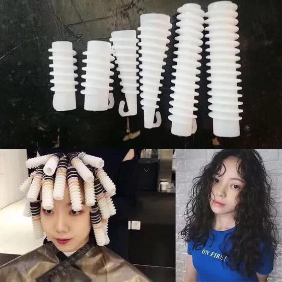 Bộ trục uốn xoăn sóng nước dạng xoắn lò xo