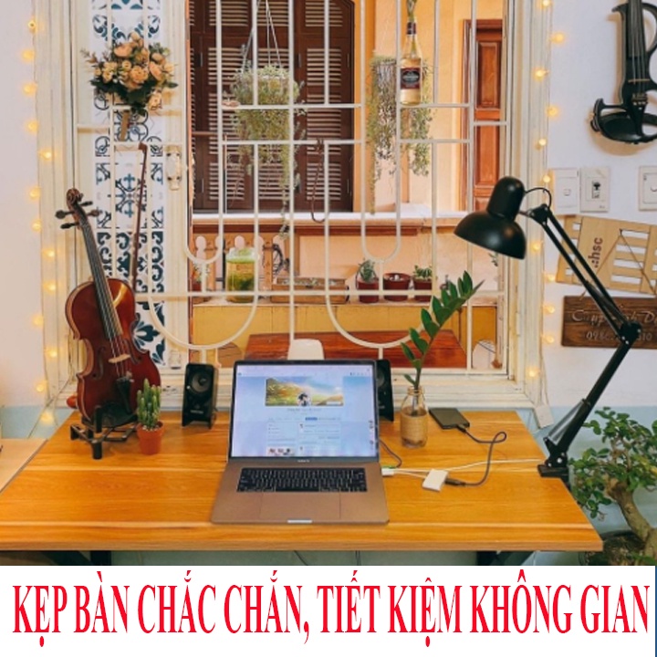 [ GIÁ RẺ ] Đèn Kẹp Bàn Học, Đọc Sách, Làm Việc PIXAR. Kẹp Bàn Chắc Chắn. Bóng LED Chống Cận Bảo Vệ Mắt