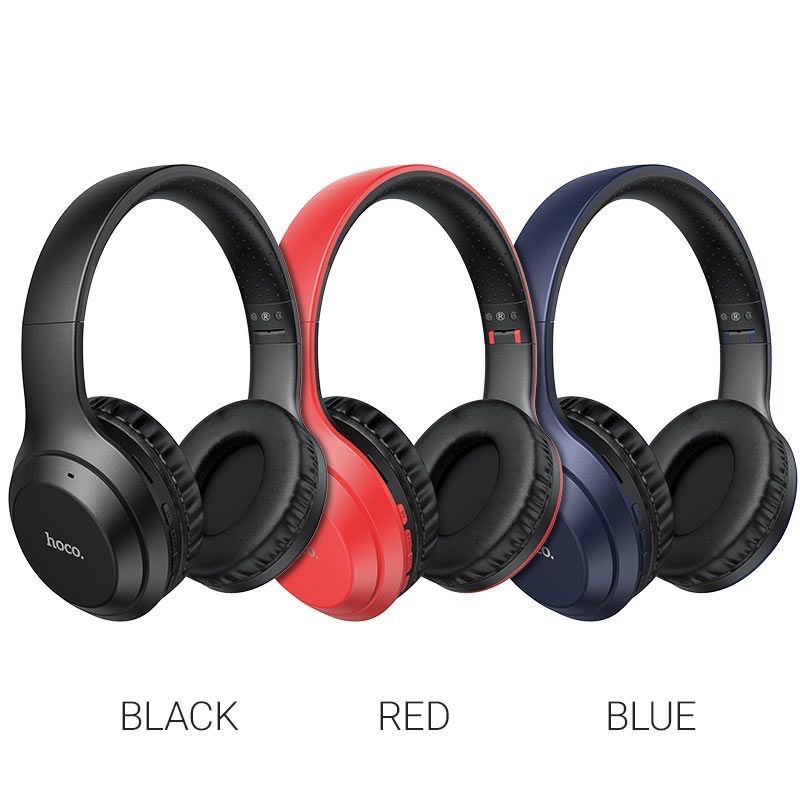 [Mã HUYE5K giảm 5K Đ.Hàng từ 249k] Tai Nghe chụp tai bluetooth W30 Hoco /Hỗ trợ thẻ nhớ/Mic đàm thoại chơi game