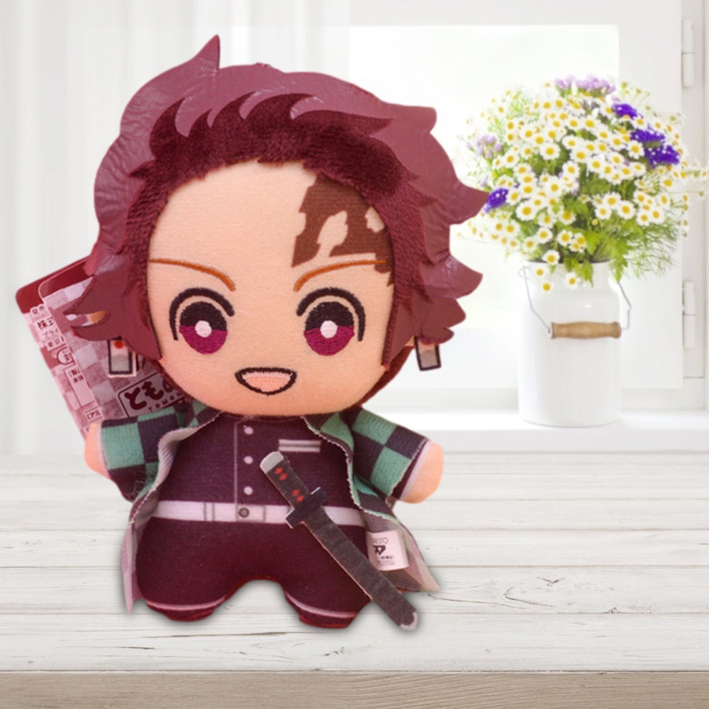 Aaron1 Thú Nhồi Bông Hình Nhân Vật Kimetsu No Yaiba Tanjirou Nezuko 15cm Kyoujurou Giyu