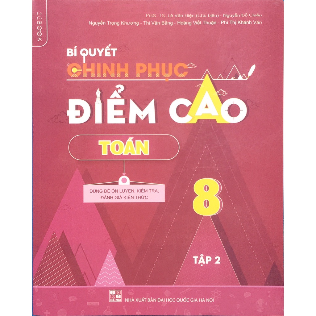 Sách - Bí quyết chinh phục điểm cao Toán lớp 8 tập 2