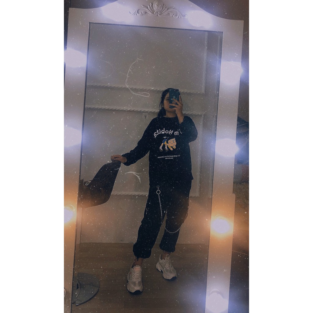 [Mã FAXANH55 giảm 10K đơn 50K] Unisex Quần Jogger Nam Nữ Túi Hộp Nắp Thêu Phối Dây Xích Vải Kaki Cao Cấp | BigBuy360 - bigbuy360.vn