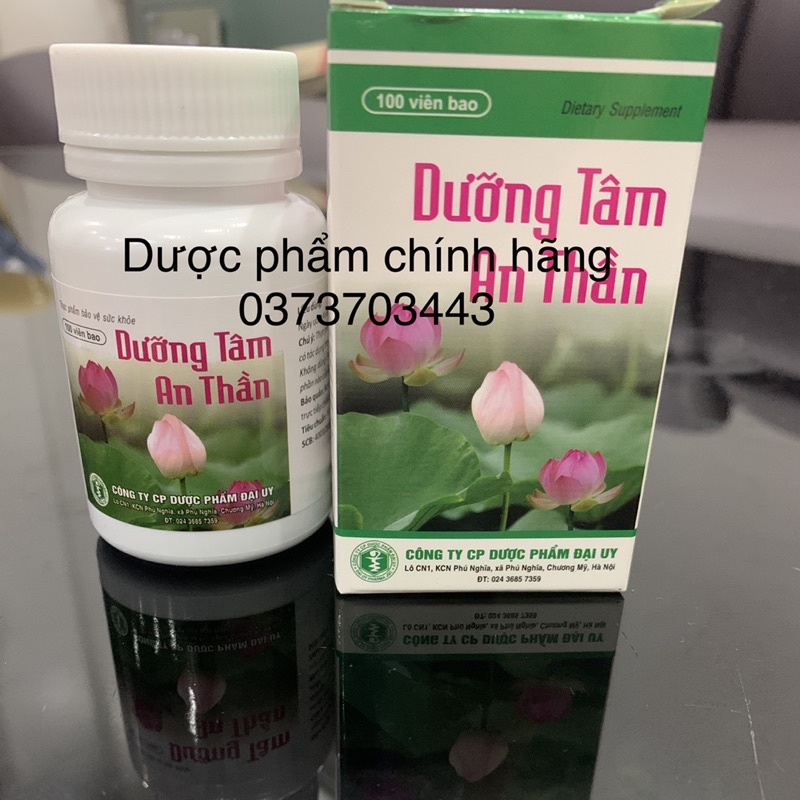 Dưỡng tâm an thần- Hỗ trợ tạo giấc ngủ sâu-Hộp 100 viên bao