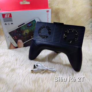 Tay cầm chơi game điện thoại có quạt tản nhiệt led