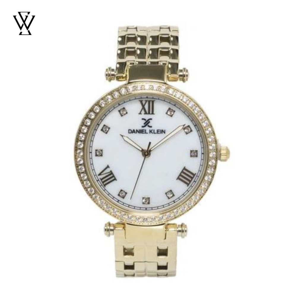 Đồng Hồ Quartz Nữ Daniel Klein WATCHSTORE DK.1.12266.3 Thiết Kế Mặt Kính Khoáng 36mm, Dây Kim Loại Và Vỏ Thép Không Gỉ