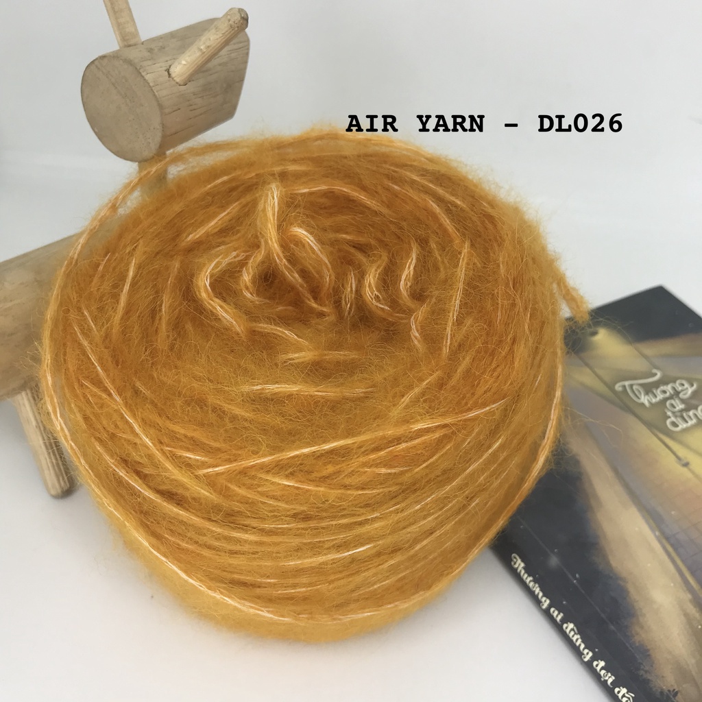Air yarn , len không khí , siêu êm và mềm mượt , cuộn 100gr