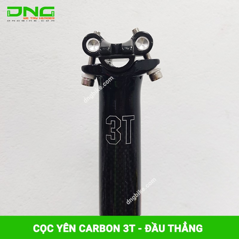Cọc yên xe đạp CARBON 3T thẳng