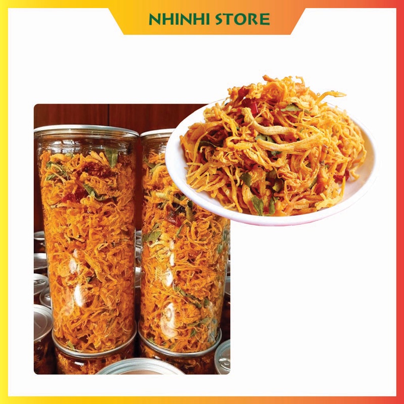 Khô Gà Lá Chanh, Lon 300g - Món Ăn Vặt Nhâm Nhi Ngày Tết - Trái Cây Sấy Nhi Nhi Store | BigBuy360 - bigbuy360.vn