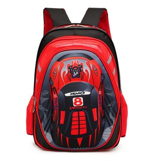 Balo Đi Học Tiểu Học Hình Ôtô 3D, Balo học sinh oto 3D cho bé trai Chống nước