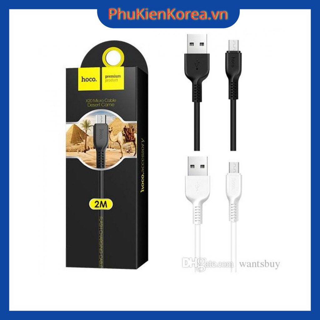 Cáp sạc Android Hoco X20 ✔ Dài 2m ✔ Chính Hãng