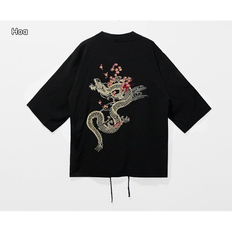 [Có Sẵn] Áo Kimono tattoo - đoản quái Kim Long | BigBuy360 - bigbuy360.vn