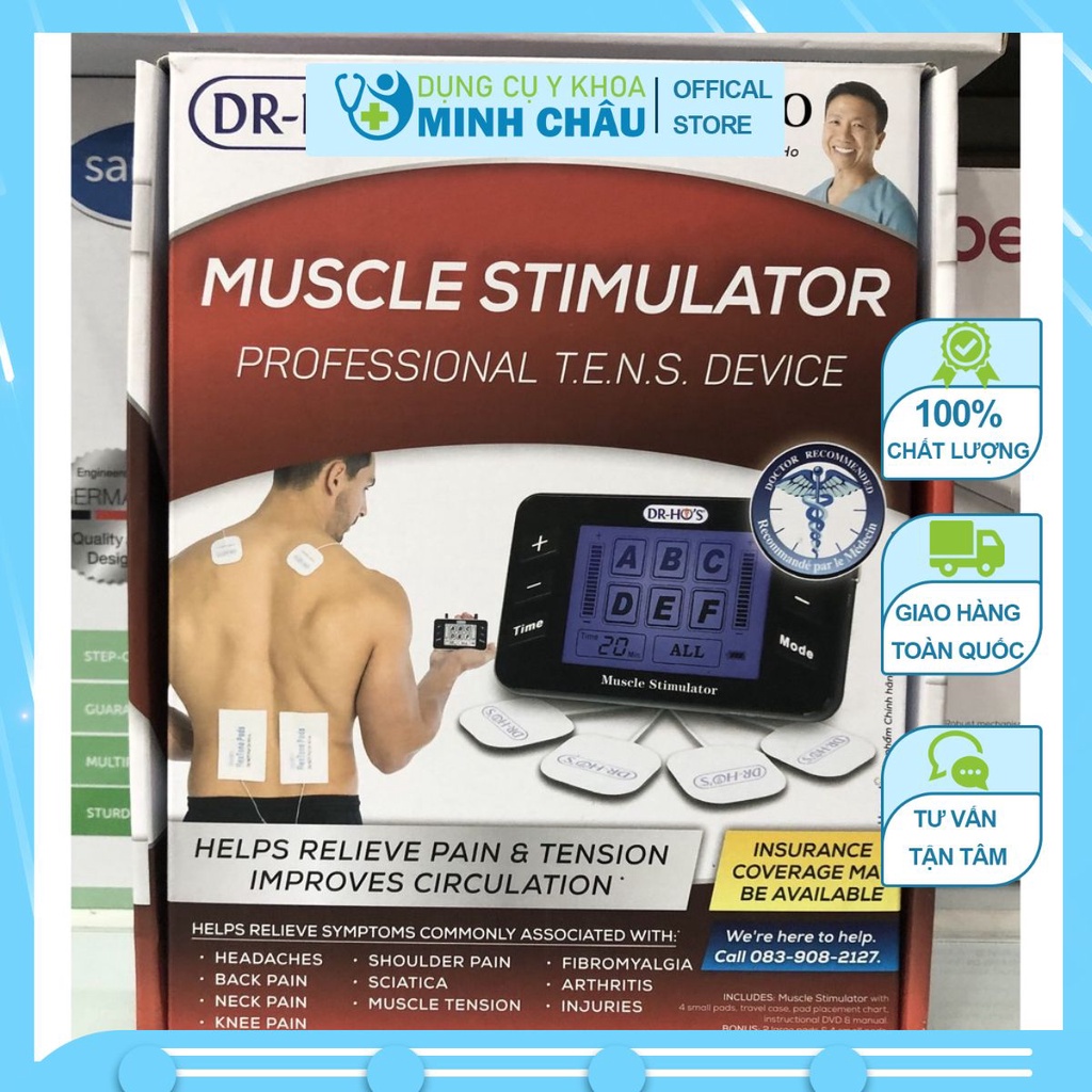 Máy massa Xung Điện Dr Ho's ĐỎ Muscle Stimulator