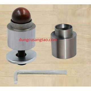 Đế định tâm dao cắt hạt chuỗi, dụng cụ cố định để khoan hạt chuỗi gỗ tròn