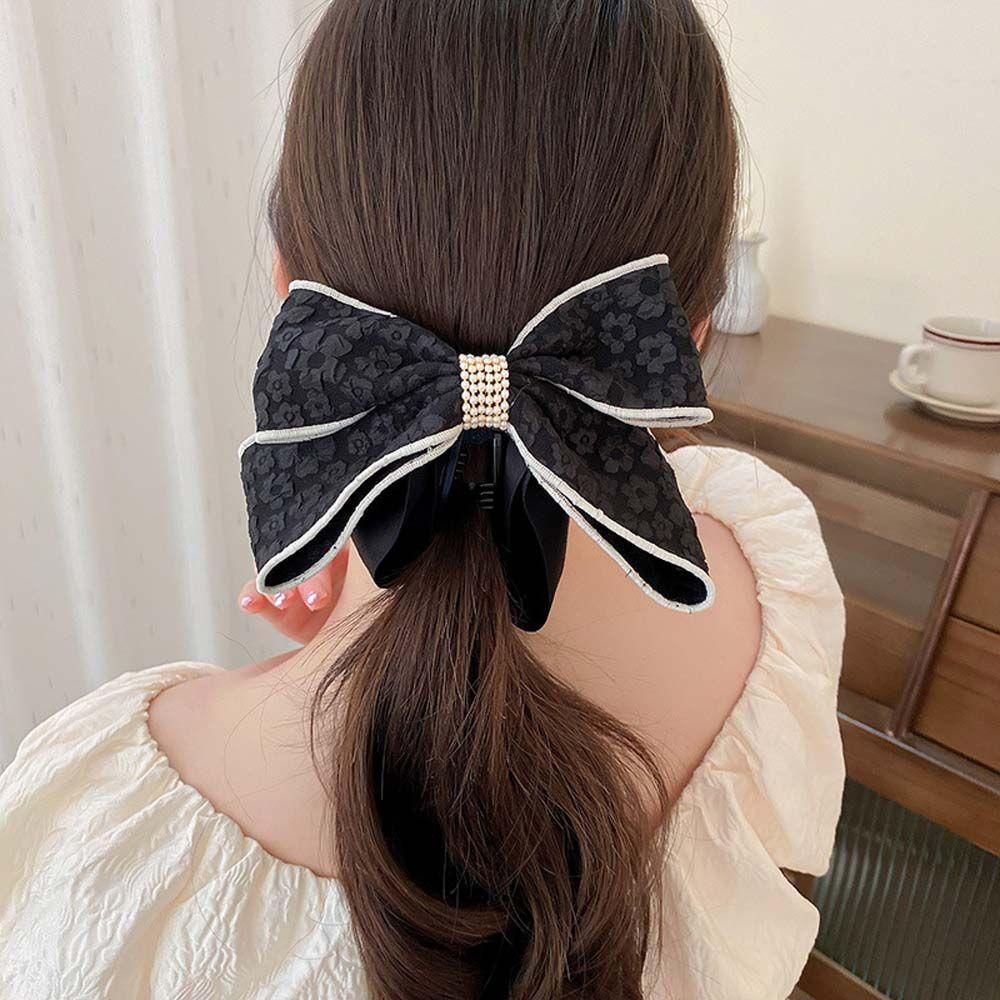 QQMALL Kẹp Tóc Càng Cua Cố Định Kiểu Retro Dễ Thương Cho Bạn Gái