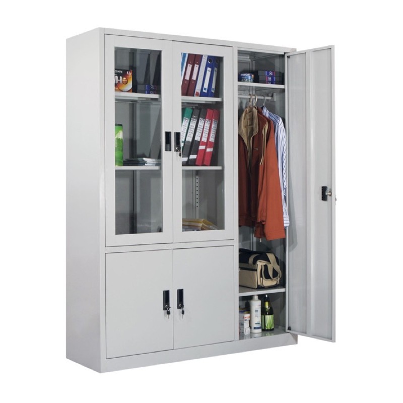 Tủ Hồ Sơ Văn Phòng 3 cánh kính Giá tại Xưởng.