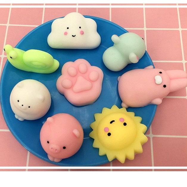 Đồ Chơi Squishy Mochi Hình Thú Cực Dễ Thương mềm dẻo
