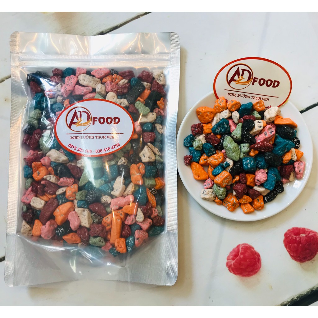 Túi 100g viên kẹo socola sỏi nhỏ