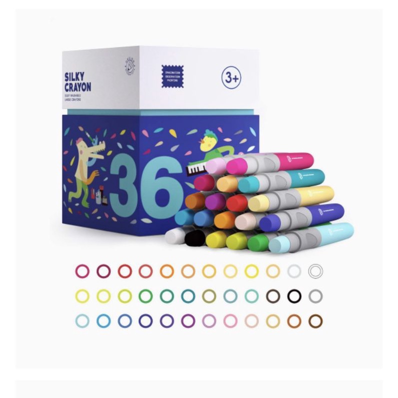 Bút màu sáp dầu Mideer Silky Crayon