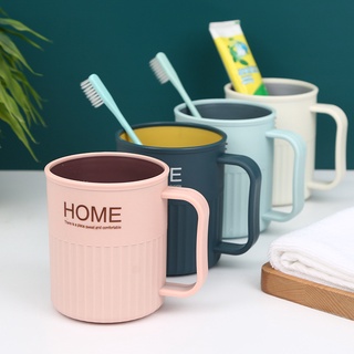 Cốc đánh răng chữ Home cao cấp có quai