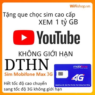 Sim 4g mobifone max không giới hạn dung lượng data