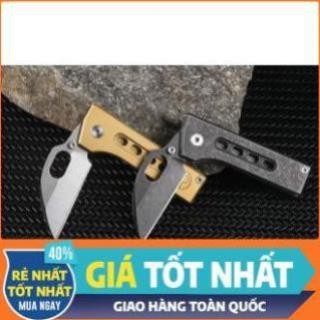 Dao Phượt EDC Ngoài Trời Folding - Thép 5CR15MOV - MINI TACTICAL SABER SELF - Dao Sinh Tồn Nhỏ - Hàng Trong Kho