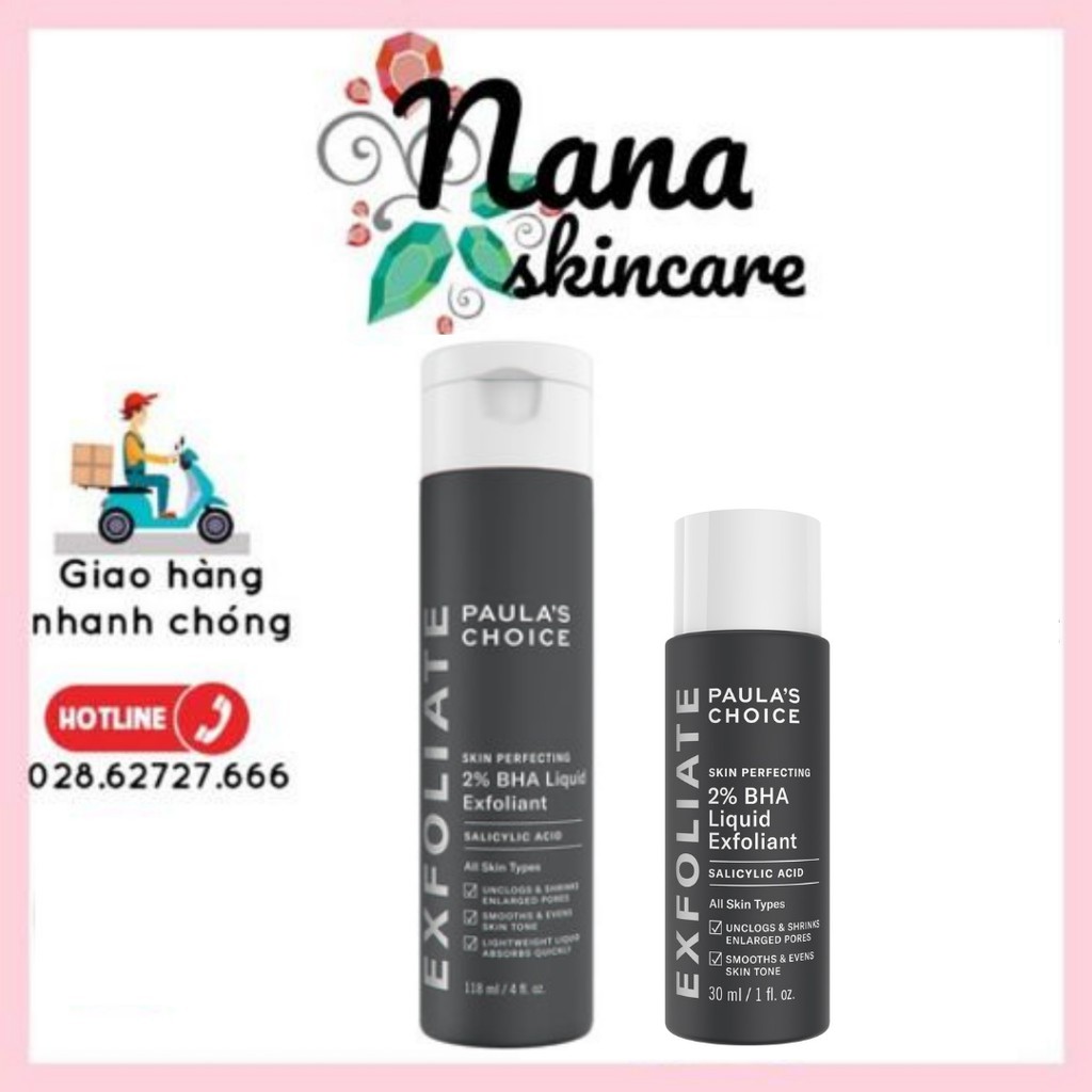 Dung dịch loại bỏ tế bào chết - PAULA'S CHOICE SKIN PERFECTING 2% BHA LIQUID EXFOLIANT | BigBuy360 - bigbuy360.vn