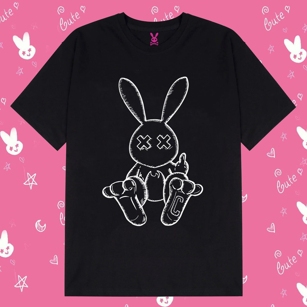 Áo Thun Nam Nữ From Rộng Rabbit Toy Color Chất liệu : 100% cotton Hình in không bong tróc khi giặt máy